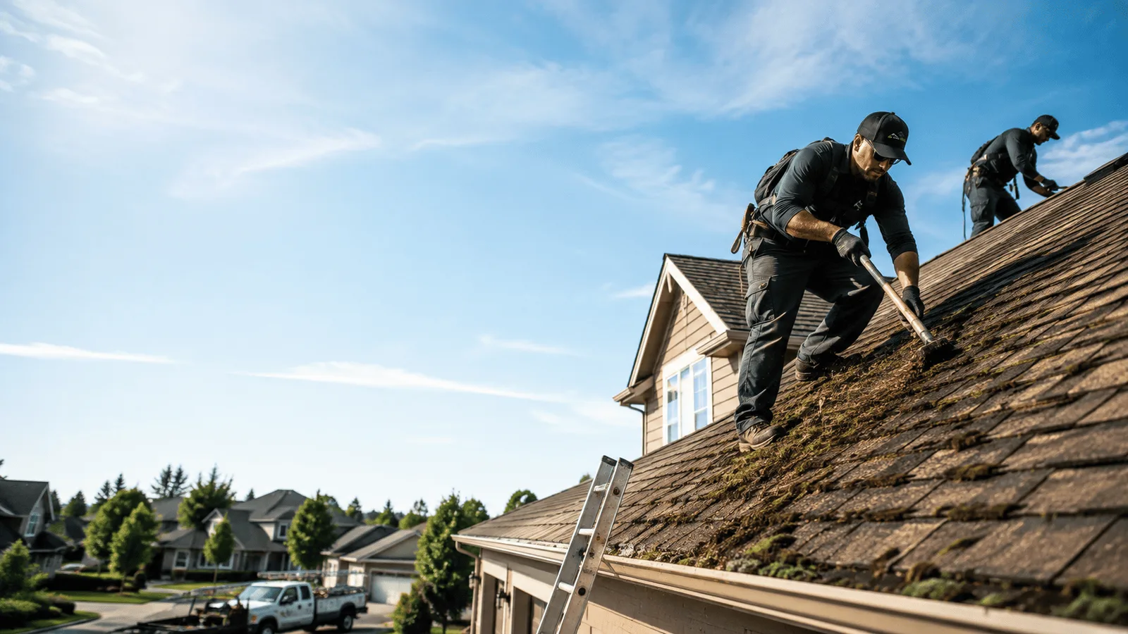 Roof Moss Removal in Derby, CT near me